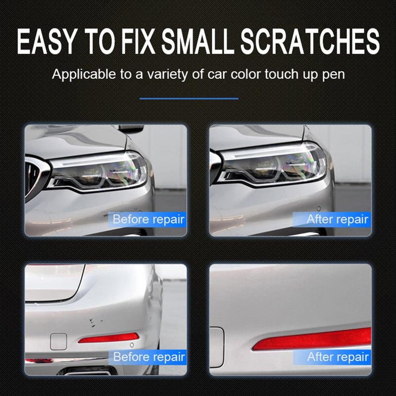 Touch Up Paint Pen for Cars, 12 mL Car Paint Scratch Repair, 2-in-1 Car Touch Up Paint Fill Paint Pen, Quick & Easy Solution to Repair Minor Automotive Scratches (Universal White) - Image 3